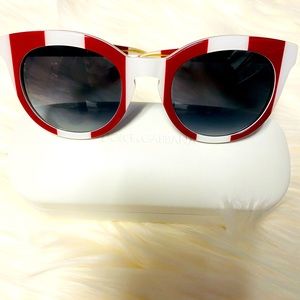 😍 DOLCE & GABBANA Red/White Sunglasses